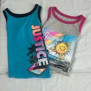 Girls Justice Tank tops XL Plus (16p-18p)